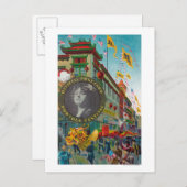 Chinatown Parade für Kletterhexen: Postkarte (Vorne/Hinten)