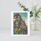 Chinatown Parade für Kletterhexen: Postkarte (Stehend Vorderseite)