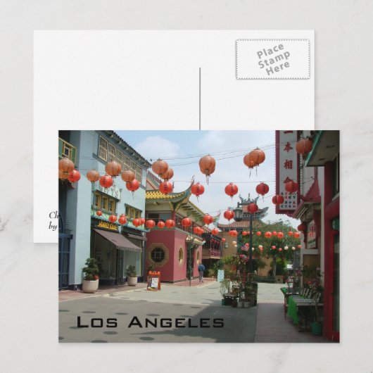 Chinatown Postkarte (Vorne/Hinten)