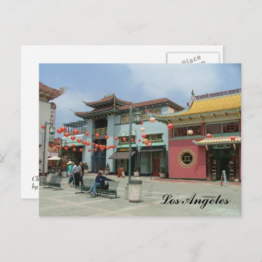 Chinatown Postkarte (Vorne/Hinten)