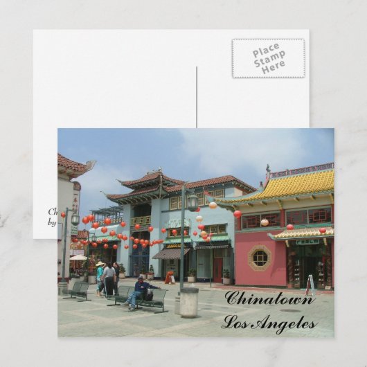 Chinatown Postkarte (Vorne/Hinten)