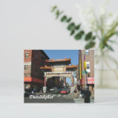 Chinatown Postkarte (Stehend Vorderseite)
