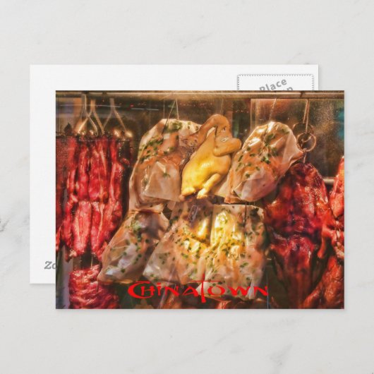 Chinatown Postkarte (Vorne/Hinten)