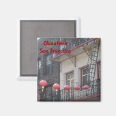 Chinatown San Francisco Magnet (Vorderseite/Rückseite)