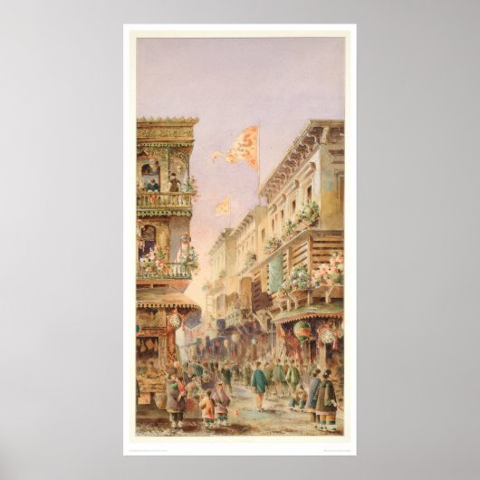 Chinatown San Francisco (Nr. 0108A) Poster (Vorne)