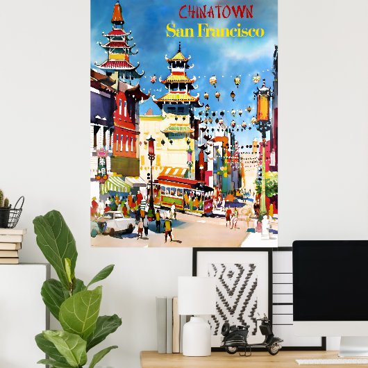 Chinatown, San Francisco Poster (Heimbüro)