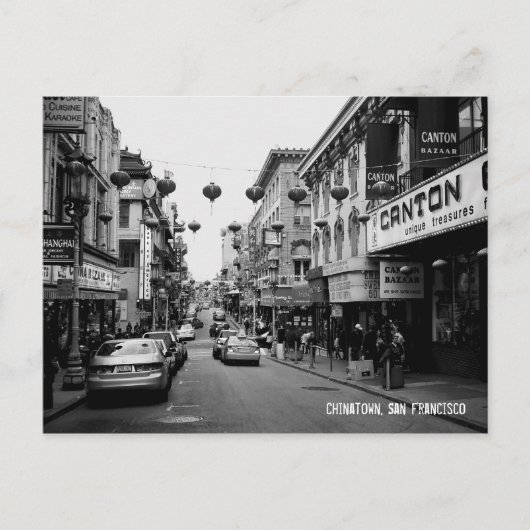 Chinatown, San Francisco Postkarte (Vorderseite)