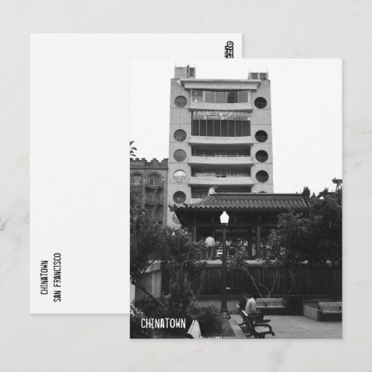 Chinatown, San francisco Postkarte (Vorne/Hinten)