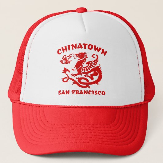 Chinatown San Francisco Truckerkappe (Vorderseite)