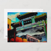 Chinatown-Tor Postkarte (Vorne/Hinten)