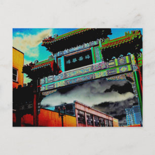 Chinatown-Tor Postkarte