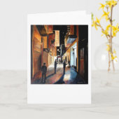 "Chinatown Treasure Hunt" von Trina Chow Karte (Gelbe Blume)