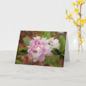 Chince Blossom Gouache Art Note Card Karte (Gelbe Blume)