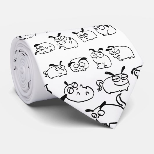 ChinChatComics Shakespeare Chinchilla-Krawatte Krawatte (Gerollt)