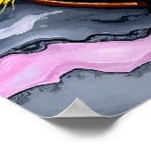 Chinchilla Art Poster (Ecke)