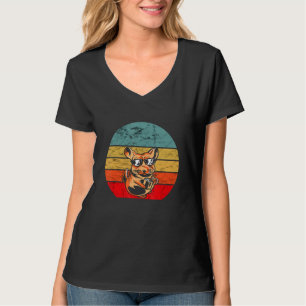 Chinchilla Chinchillas Lover Retro Vintag Drinkin T-Shirt