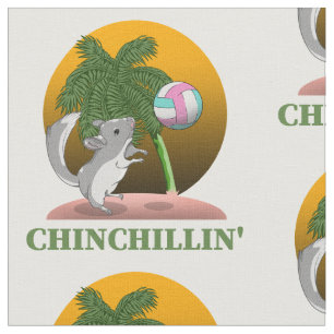 Chinchilla Chinchillin’ Tropical Beach Stoff