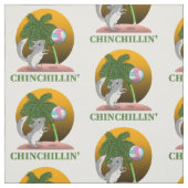 Chinchilla Chinchillin’ Tropical Beach Stoff (Muster)