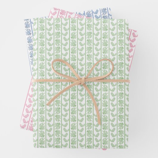 Chinchilla Chintz Geschenkpapier Set (Beispiel)