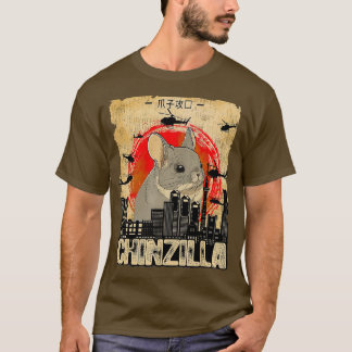 Chinchilla Chinzilla Retro Chinchilla Lovers T-Shirt