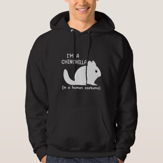 Chinchilla Costume Niedlich Chinchillas Hoodie (Vorderseite)
