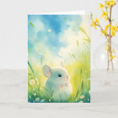Chinchilla Day under the Sun Karte (Gelbe Blume)