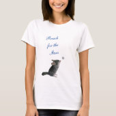 Chinchilla, der nach Sternen strebt T-Shirt (Vorderseite)