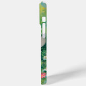 Chinchilla Friedliches florales Nickerchen Case-Mate iPhone Hülle (Rückseite / Links)