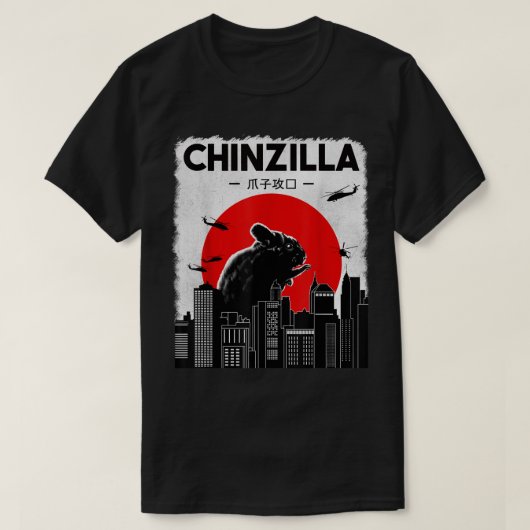 Chinchilla , Funny Chinzilla Tshirt, Chinchilla Lo T-Shirt (Design vorne)