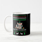 Chinchilla Funny Pet Ugge Weihnachtskurat Kaffeetasse (Links)