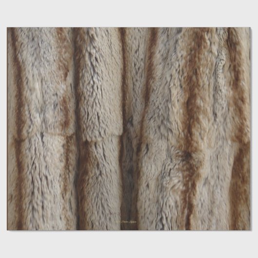 CHINCHILLA FUR GESCHENKPAPIER (Flach)