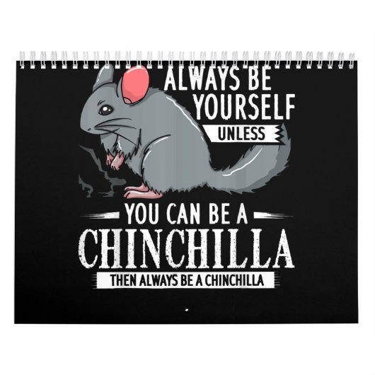 Chinchilla Geschenk Funny Niedliches Haustier Kalender (Titelbild)