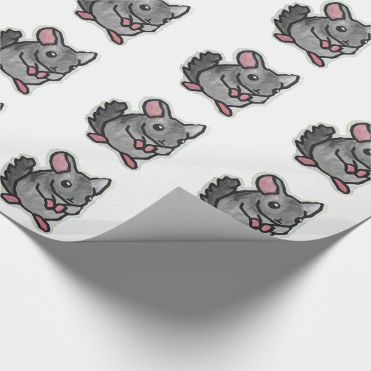 Chinchilla Geschenkpapier (Ecke)