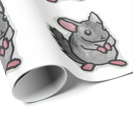 Chinchilla Geschenkpapier (Rolleneckpunkt)