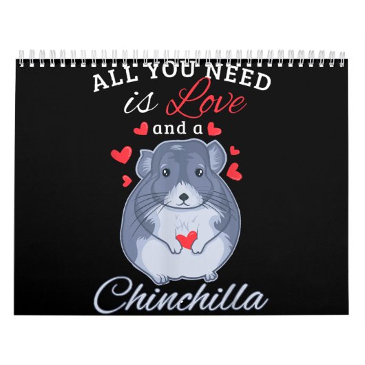 Chinchilla Gift Funny Niedlich Pet Animal Lover Ei Kalender (Titelbild)