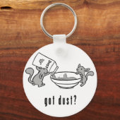 Chinchilla got Staub Schlüsselanhänger (Vorderseite)