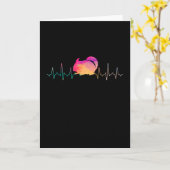 Chinchilla Heartbeat Karte (Gelbe Blume)