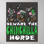 Chinchilla Horde Poster (Vorne)