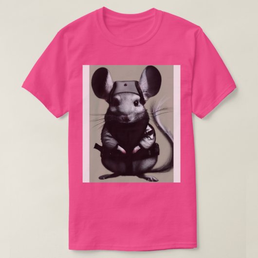 Chinchilla in einem Ninja-Kostüm 1 T-Shirt (Design vorne)