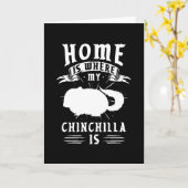 Chinchilla Karte (Gelbe Blume)