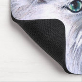 Chinchilla-Katze Mousepad (Ecke)