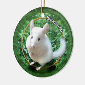 Chinchilla Keramik Ornament (Links)