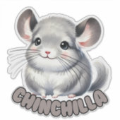 CHINCHILLA - KINDERZIMMER STICKER (Vorderseite)