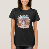 Chinchilla Lovers Schenkung Chinchilla Chill Vibes T-Shirt (Vorderseite)