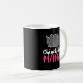 Chinchilla Mama Mama Owner Geschenk Kaffeetasse (VorderseiteRechts)