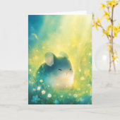 Chinchilla Meadow of Light Karte (Gelbe Blume)