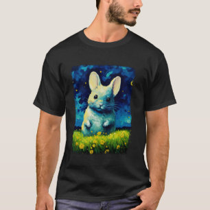 Chinchilla Niedliche Sternenmalerei T-Shirt