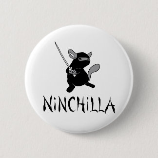 Chinchilla Ninchilla Knopf Button