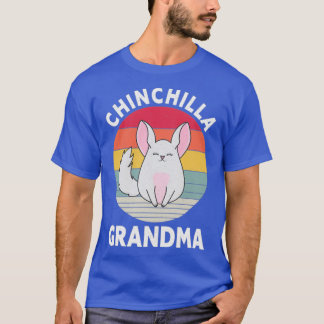 Chinchilla Oma Funny Pet Lover Mama Chinchillas T-Shirt