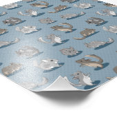 Chinchilla Pattern Fotodruck (Ecke)